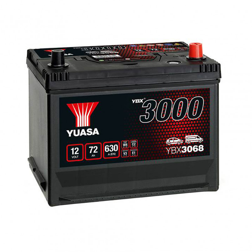 [YBX3068] Yuasa 12V 72Ah SMF Battery Japan YBX3068 (0)
