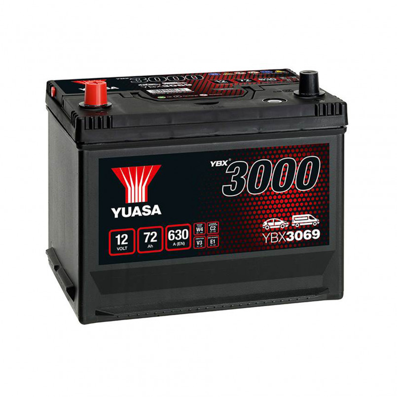 [YBX3069] Yuasa 12V 72Ah SMF Battery Japan YBX3069 (1)