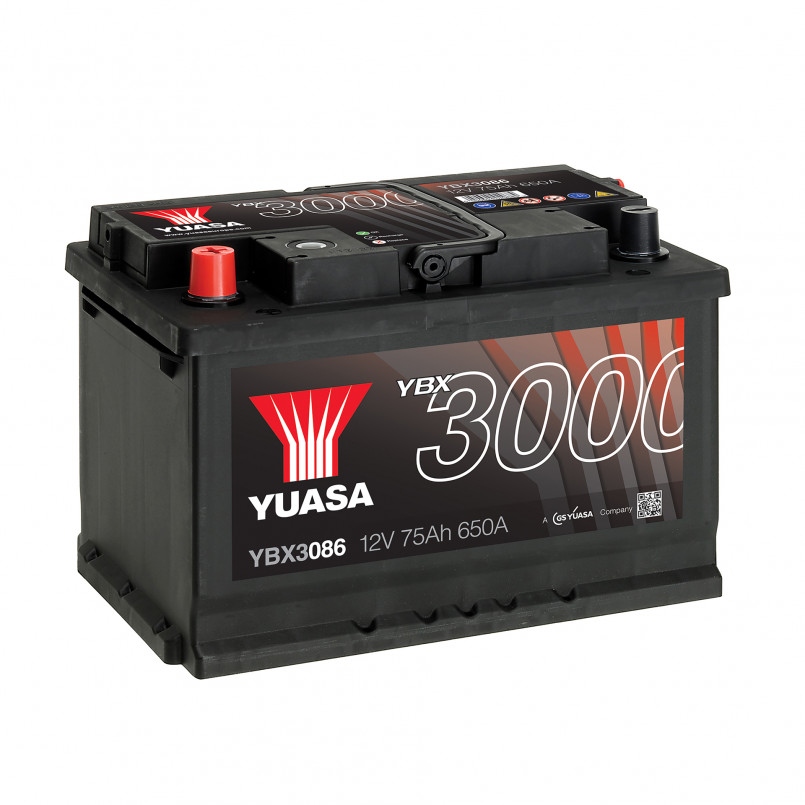 [YBX3086] Yuasa 12V 76Ah SMF Battery YBX3086 (1)