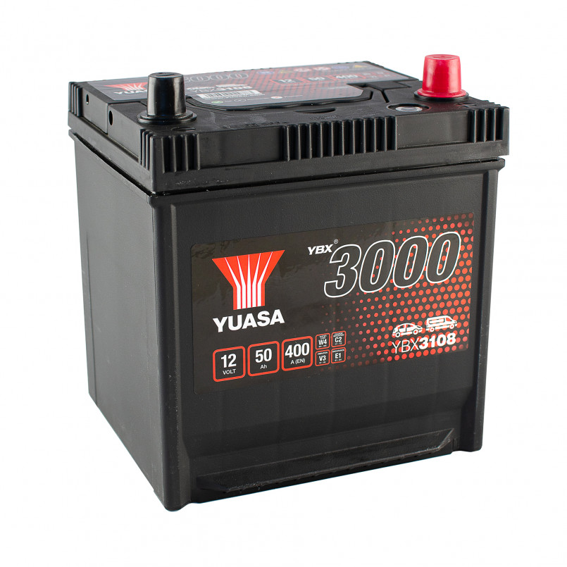 [YBX3108] Yuasa 12V 50Ah SMF Battery  Japan YBX3108 (0)