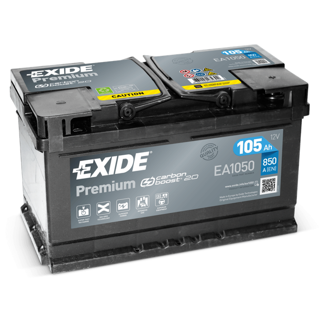 [EA1050] EXIDE PREMIUM EA1050 105Ah -/+ 315x175x205