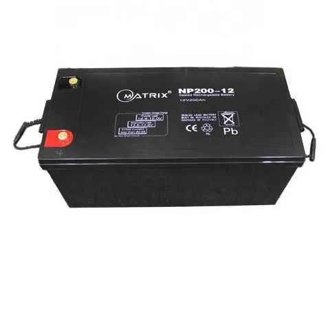 MATRIX 12V 200Ah +/-  526×240×219