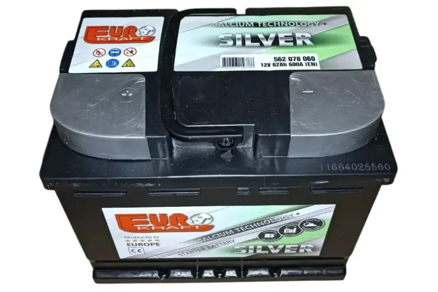 [СТ-00153583] EUROKRAFT SILVER 62Ah EN600 +/- 242x175x190