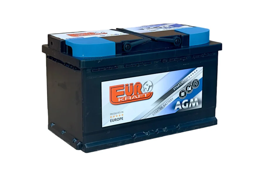 [СТ-00156108] EUROKRAFT AGM 80Ah EN840 -/+ 310x175x190