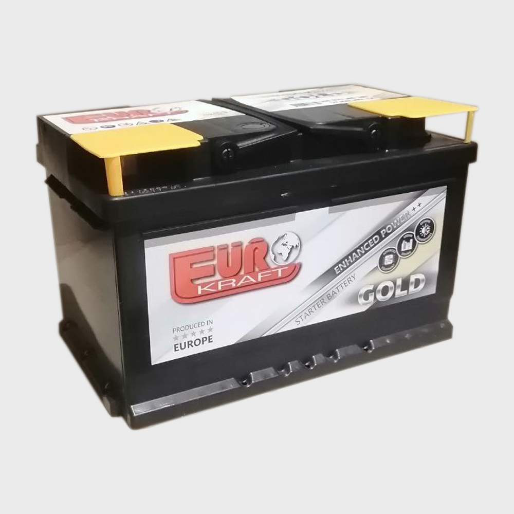 EUROKRAFT GOLD 80Ah EN800 (-/+) 278x175x175