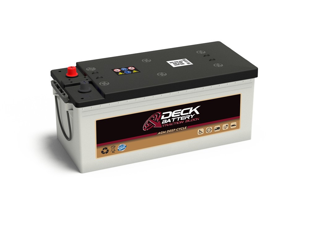 [СТ-00165062] АКБ 195Ah DECK AGM DEEP CYCLE  (+/-) EN1200 518x274x242