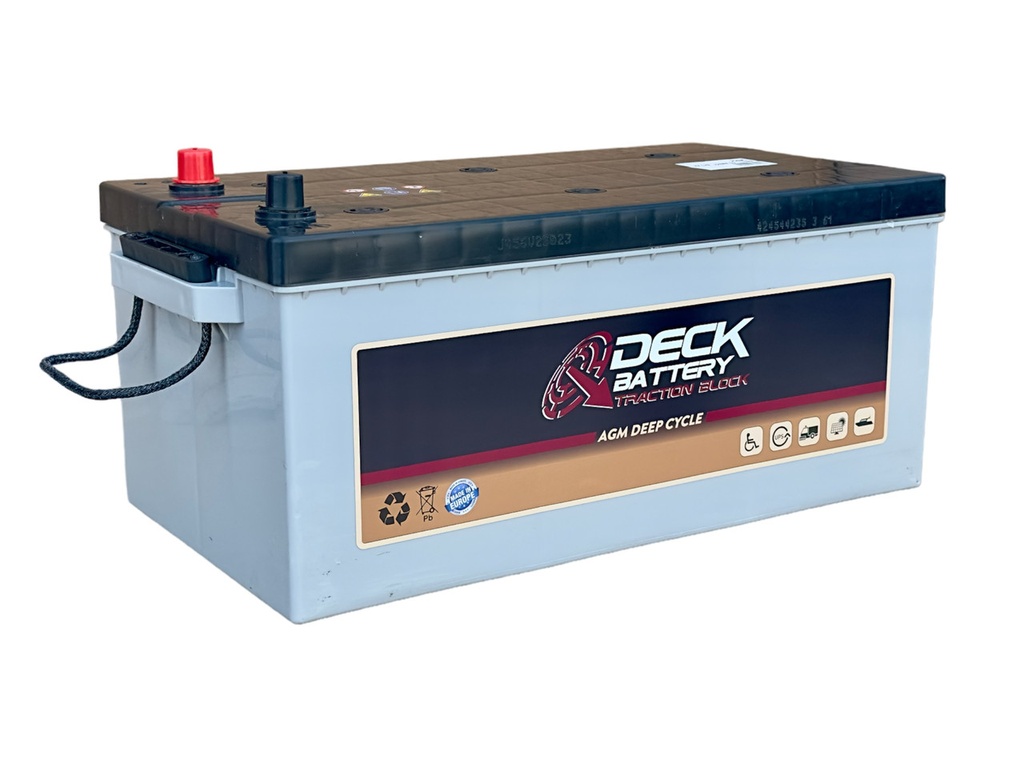 DECK AGM DEEP CYCLE 220Ah (+/-) 518x274x242